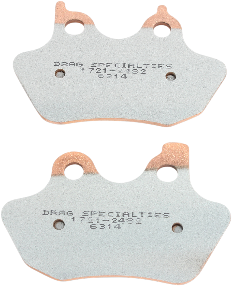 DRAG SPECIALTIES Sintered Brake Pads - Harley-Davidson 2005-2007 - HDP957 - PartsOutlet.com.au