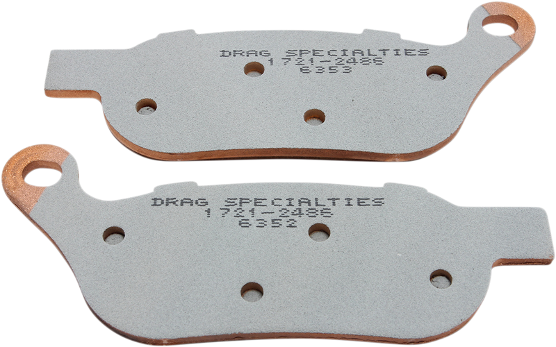DRAG SPECIALTIES Sintered Brake Pads - Harley-Davidson 2008-2017 - HDP987 - PartsOutlet.com.au