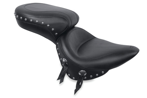 MUSTANG Wide Studded Touring Seat - Harley-Davidson Softail 1984-1999 - 75503 - PartsOutlet.com.au