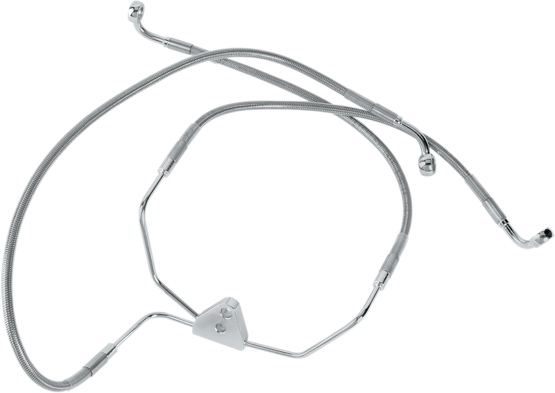 DRAG SPECIALTIES Brake Line - Front - 16" / 26-7/8" - FL '96-'07 - 660411