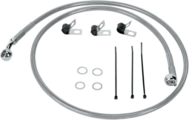 DRAG SPECIALTIES Brake Line - Front - 44-1/4" - FLST '00-'07 - 660214