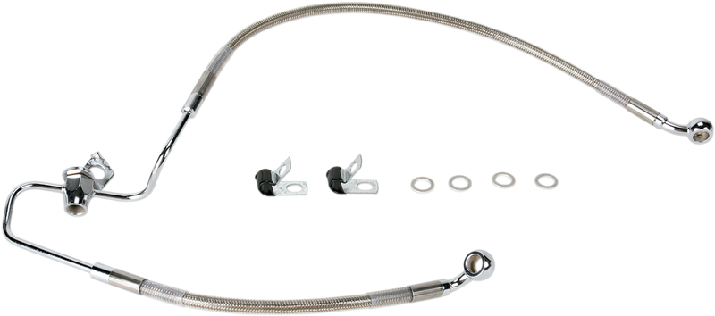 DRAG SPECIALTIES Brake Line - Rear - 29-5/8" - XL '04-'13 - 660320