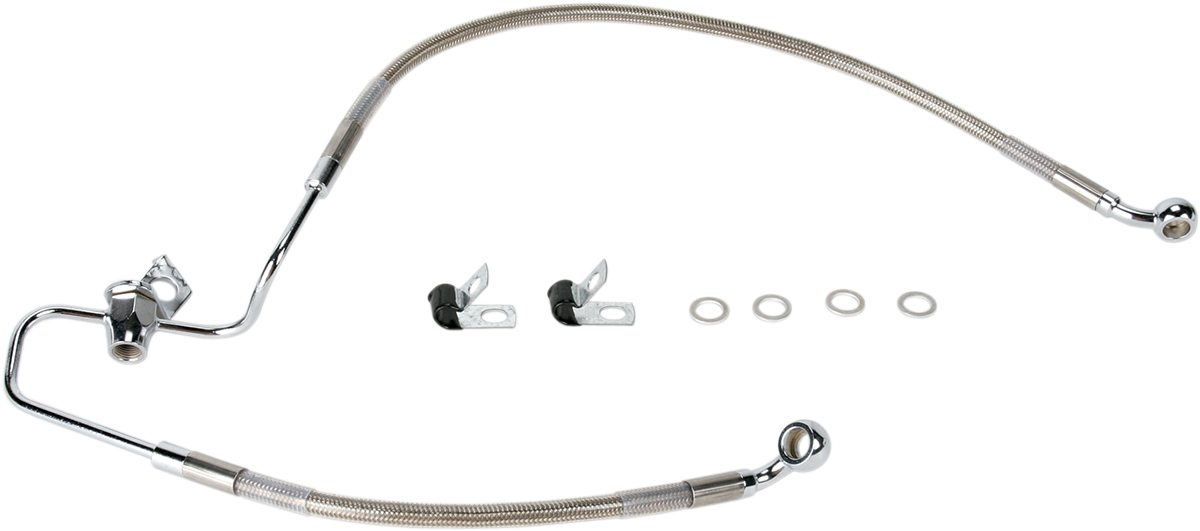 DRAG SPECIALTIES Brake Line - Rear - XL '04-'13 - 29-5/8" 660320