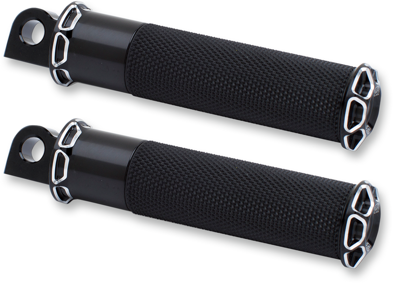 ARLEN NESS BEVELED® FOOTPEGS, BLACK MALE MOUNT - 07-929 - PartsOutlet.com.au
