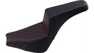 SADDLEMEN Step Up Seat - 18+ Street Bob - Lattice Stitched - Red 818-30-172RD - PartsOutlet.com.au