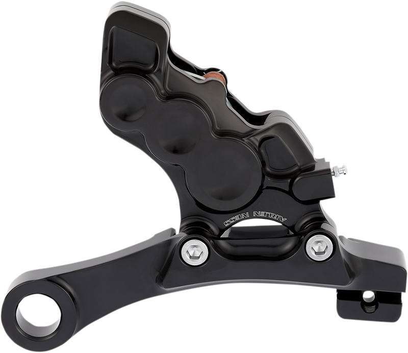ARLEN NESS REAR 6-PISTON DIFFERENTIAL BORE BRAKE CALIPERS, BLACK - 11.8" '08-'22 FLT - 02-303