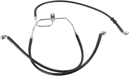 DRAG SPECIALTIES Brake Line - Harley-Davidson 2008-2017 - Black 660325BLK - PartsOutlet.com.au