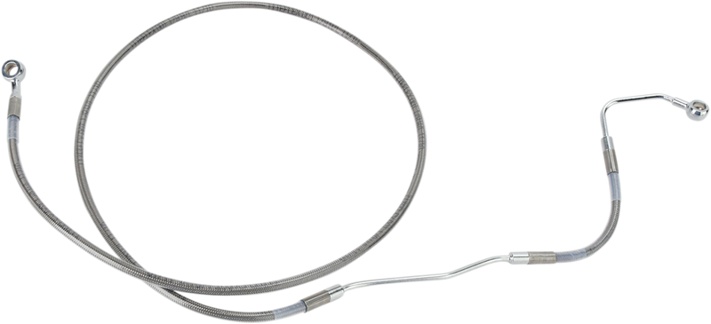 DRAG SPECIALTIES Brake Line - +8" - Stainless Steel - ABS - FL '09-'13 - 691182-8