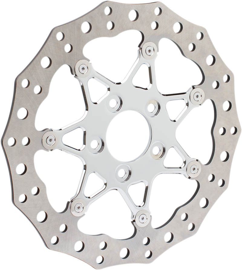 ARLEN NESS - FRONT PROCROSS BRAKE ROTOR, CHROME - 11.8" - Harley-Davidson '06-'17 - 33-10102-202