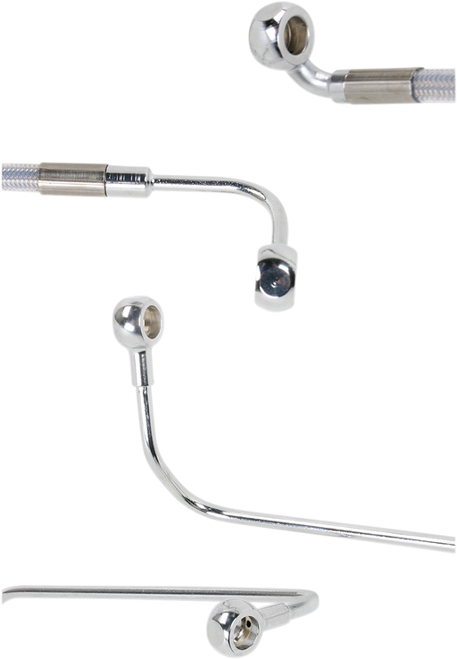 DRAG SPECIALTIES Brake Line - ABS - Harley-Davidson 2009-2013 - Stainless Steel 640231 - PartsOutlet.com.au