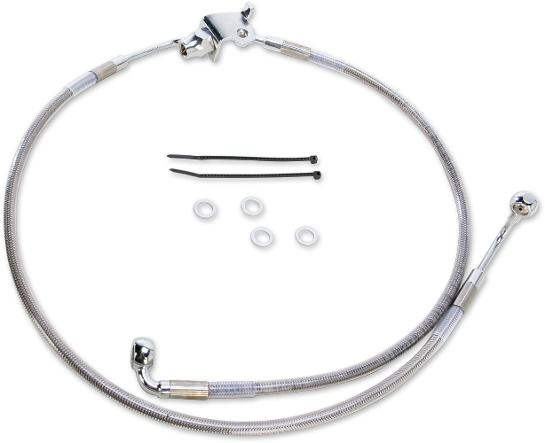 DRAG SPECIALTIES Brake Line - Rear - 25" / 20" - FL 2008 - 640240