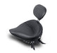 MUSTANG Wide Solo Seat - Driver's Backrest - Harley-Davidson 2000-2015 - FLST 79485 - PartsOutlet.com.au