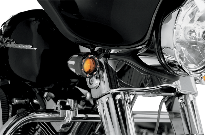 ARLEN NESS LED DEEP CUT® LED ACCESSORY LIGHTS, BLACK - AMBER LENS / AMBER RING - 12-753 - PartsOutlet.com.au