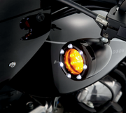 ARLEN NESS FIRE RING LED KITS FOR FACTORY TURN SIGNALS, BLACK - AMBER LENS / WHITE RING - 12-759 - PartsOutlet.com.au