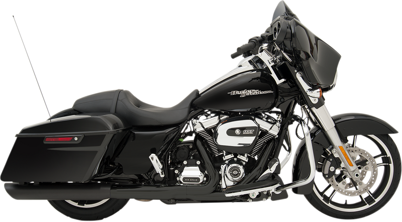 DRAG SPECIALTIES 4" Mufflers for FL '17-'22 - Black - H00968