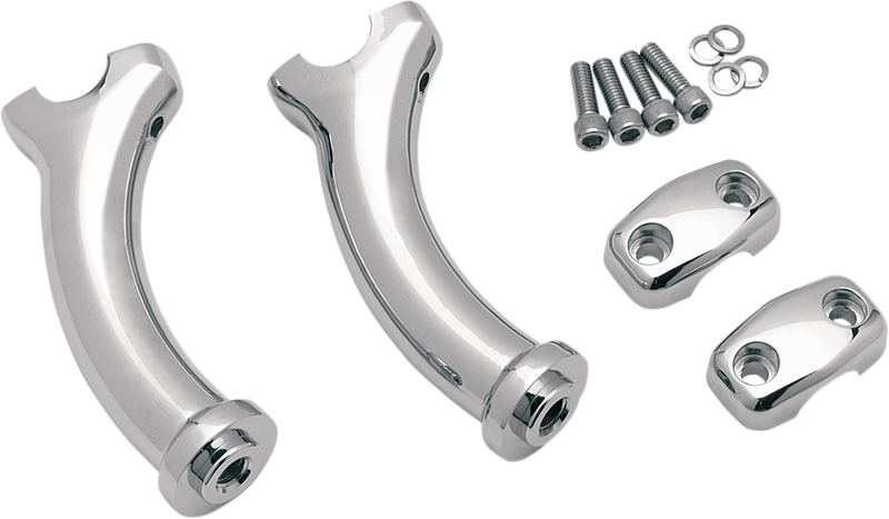 DRAG SPECIALTIES 1" Deuce Style Risers - Pullback - 5-1/2" - '00-'07 Deuce - 56033-00