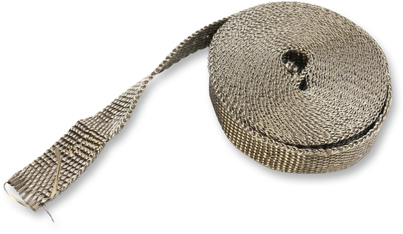 DRAG SPECIALTIES Basalt Rock Exhaust Wrap Kit - Bronze - 1x25 504-1025 - PartsOutlet.com.au