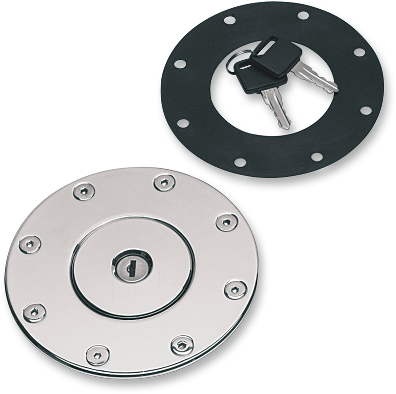DRAG SPECIALTIES Vented Aero Gas Cap - 120mm 011525BX - PartsOutlet.com.au