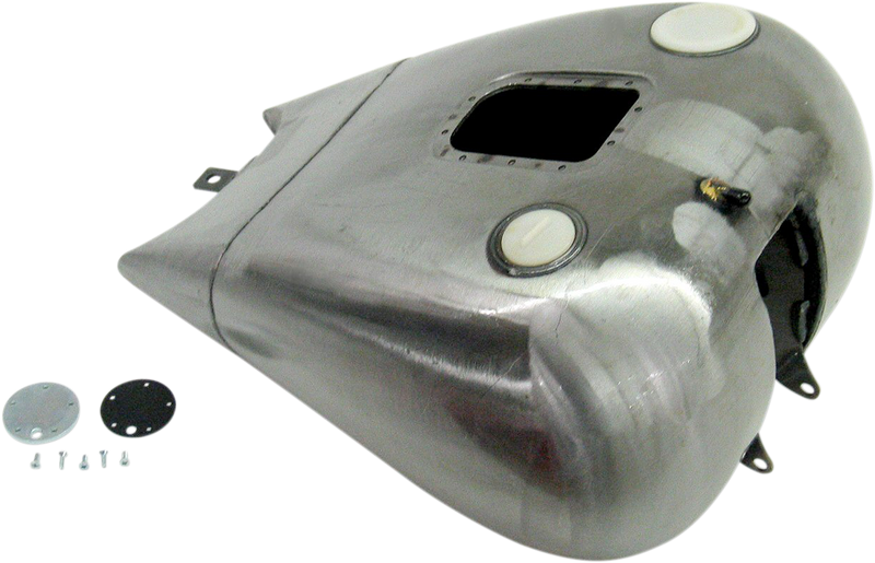 DRAG SPECIALTIES Gas Tank with Gauge Bung - EFI - 2" Extended -Softail '01-'06 - 011864BX46