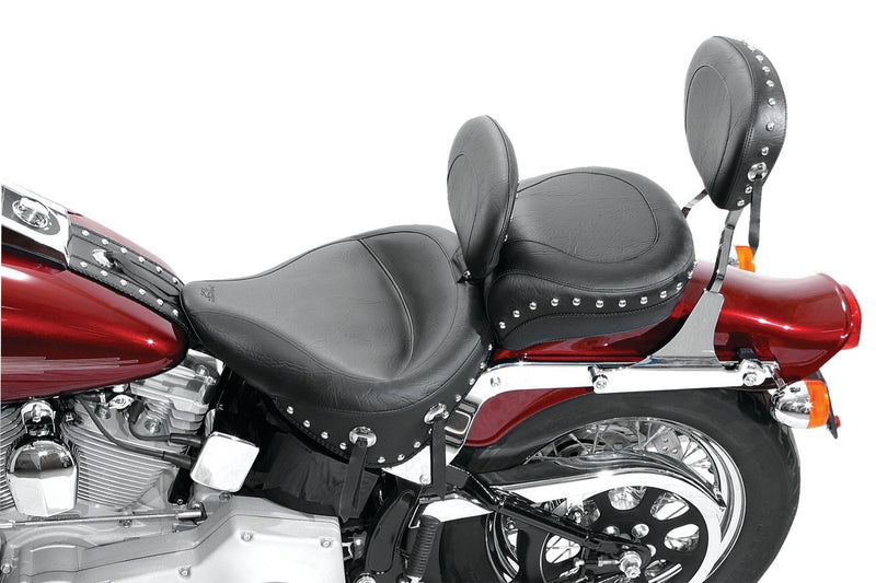 MUSTANG Wide Studded Seat - Driver's Backrest - Harley-Davidson 2000-2006 - Softail 79120 - PartsOutlet.com.au