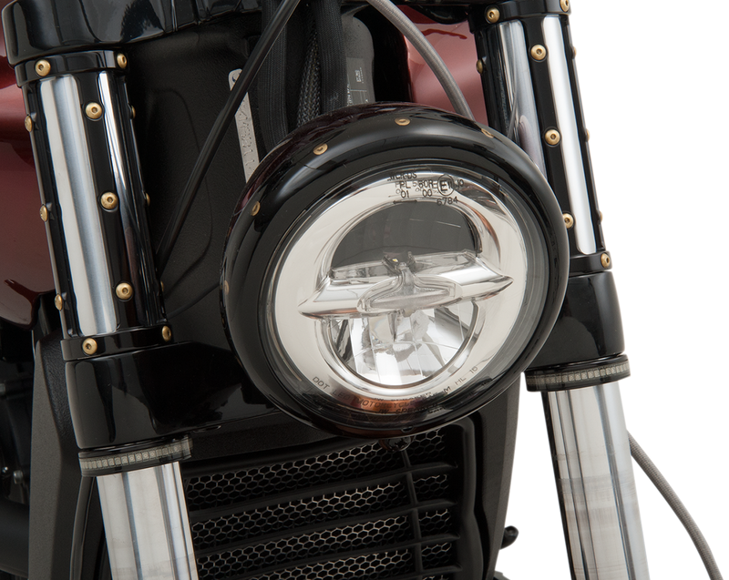 DRAG SPECIALTIES 5.75" Reflector Style LED Headlamp - Chrome - 0553014