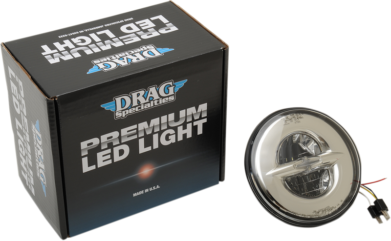 DRAG SPECIALTIES HEADLIGHT 7" LED REFL - 0552864