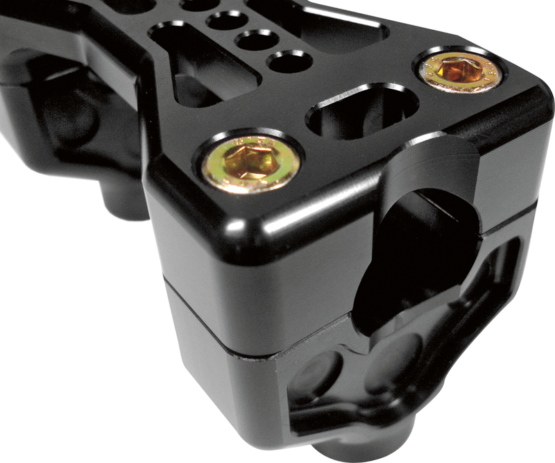 JOKER MACHINE Handlebar Clamp - 900 - Harley Davidson - Black 03-861B - PartsOutlet.com.au