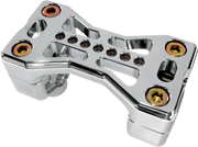 JOKER MACHINE Handlebar Clamp - 900 - Harley Davidson - Chrome 03-861C - PartsOutlet.com.au
