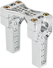 JOKER MACHINE Risers - Straight - Bridge - Chrome 03-864-1C - PartsOutlet.com.au