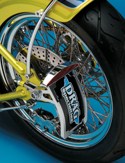 DRAG SPECIALTIES Side Mount Taillight/License Plate Mount - Curved Vertical - Harley-Davidson 2000-2007 - Half-Moon P28-6141 - PartsOutlet.com.au