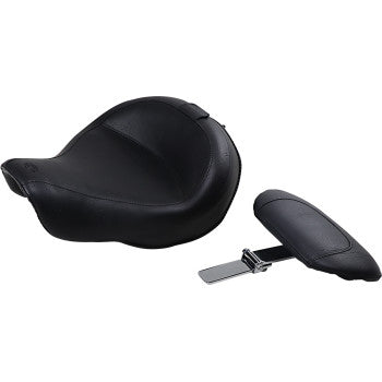 MUSTANG Wide Vintage Solo Seat - Driver's Backrest - Harley-Davidson Dyna FXD 2006-2017 - 79358 - PartsOutlet.com.au