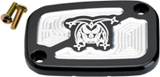JOKER MACHINE Master Cylinder Cover - Brake - Front - Joker - Black - '08-'23 FL - 08-003B - PartsOutlet.com.au