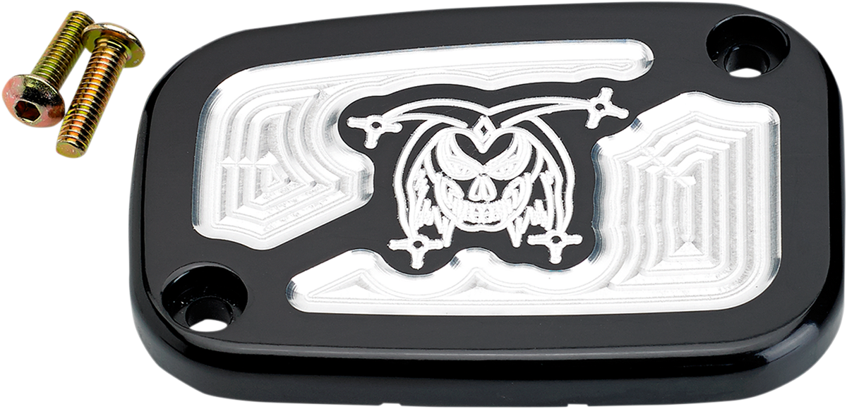 JOKER MACHINE Master Cylinder Cover - Brake - Front - Joker - Black - '08-'23 FL - 08-003B