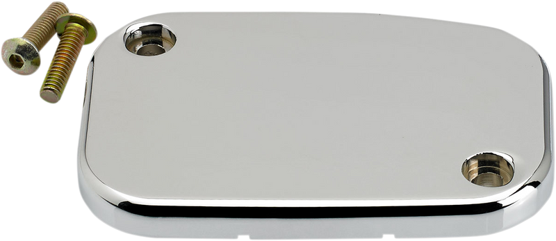 JOKER MACHINE Master Cylinder Cover - Hydraulic Clutch - Smooth - Chrome - Harley-Davidson 2006-2016 - 08-007C - PartsOutlet.com.au