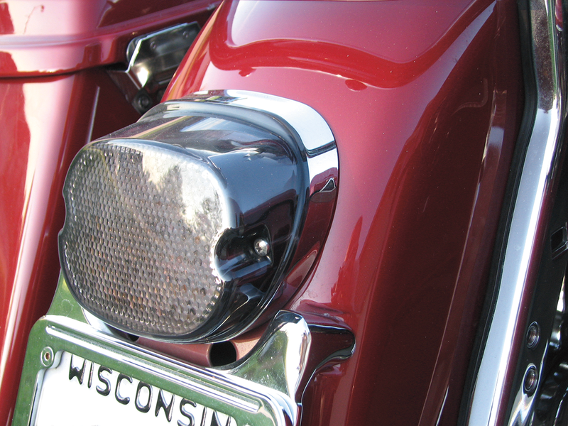 DRAG SPECIALTIES Taillight - Bottom Tag Light - Harley-Davidson 1999-2023 - Smoke L24-0436DMLED - PartsOutlet.com.au