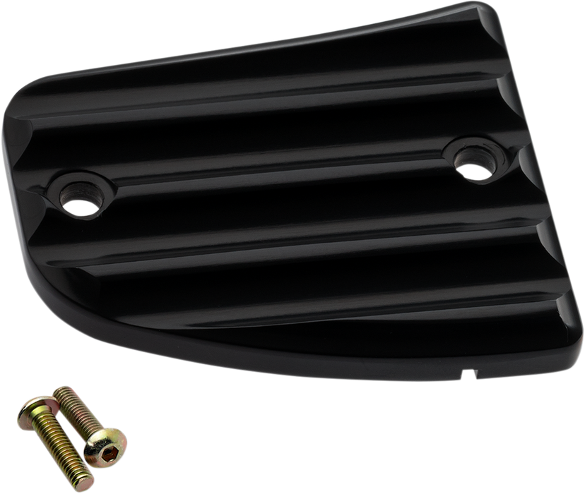 JOKER MACHINE Master Cylinder Cover - Finned - Black - Indian Scout 2015-2023 - 30-380-1 - PartsOutlet.com.au