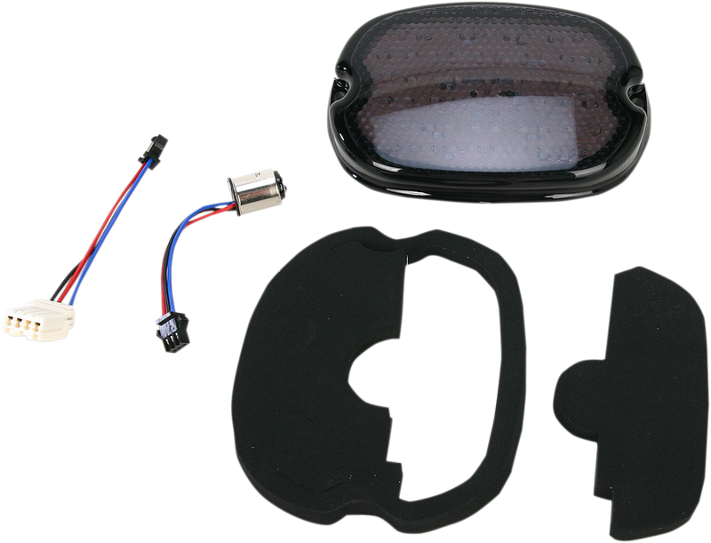 DRAG SPECIALTIES Taillight - Harley-Davidson 1999-2023 - Smoke L24-0436MLED - PartsOutlet.com.au