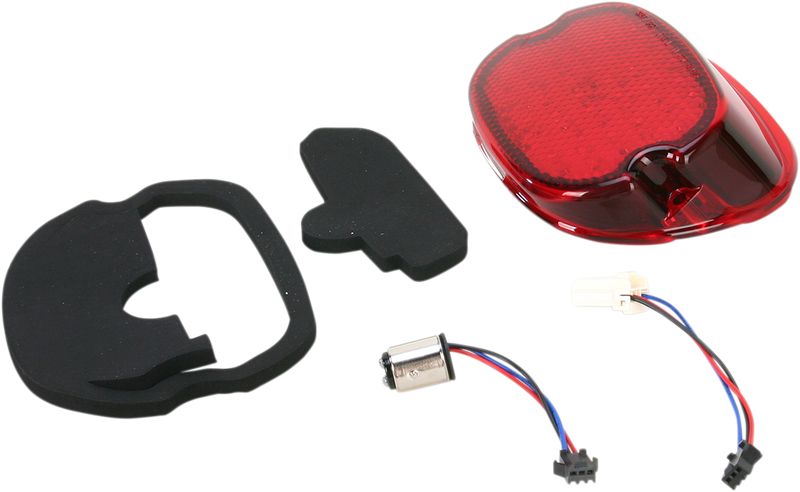 DRAG SPECIALTIES Taillight - Bottom Tag Light - Harley-Davidson 1999-2023 - Red L24-0436DRLED - PartsOutlet.com.au