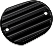 JOKER MACHINE Master Cylinder Cover - Brake - Front - Finned - Black - '06-'22 XL - 10-380-1 - PartsOutlet.com.au