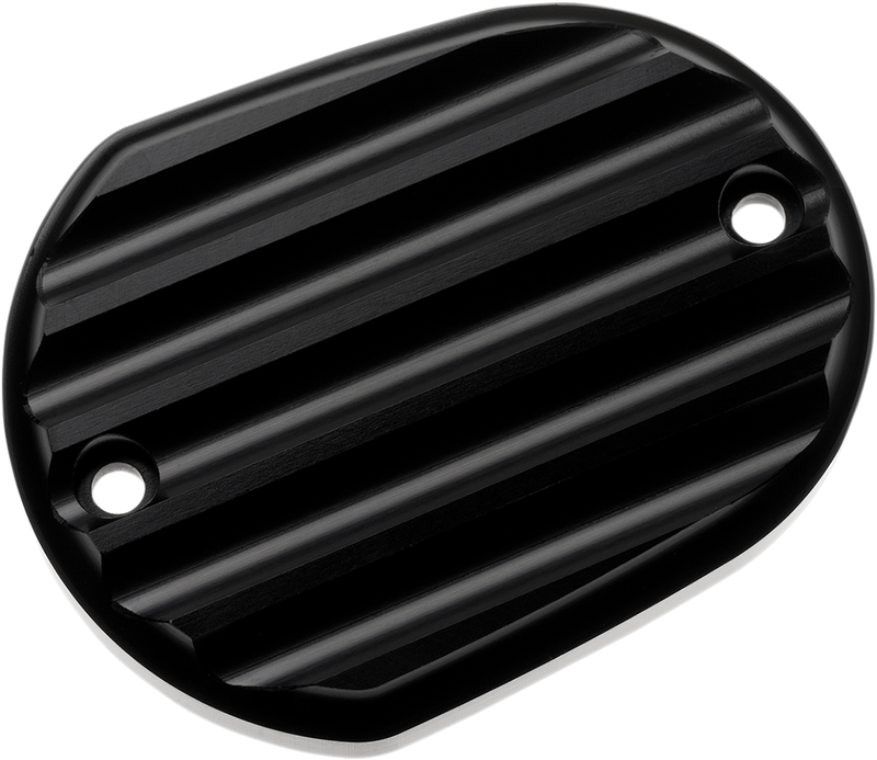 JOKER MACHINE Master Cylinder Cover - Brake - Front - Finned - Black - '06-'22 XL - 10-380-1 - PartsOutlet.com.au