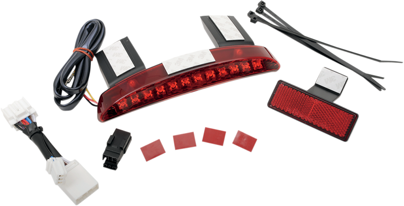 DRAG SPECIALTIES Running/Brake Light Assembly - Harley-Davidson 2007-2013 - Red Lens 77072 - PartsOutlet.com.au