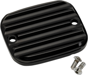 JOKER MACHINE Master Cylinder Cover - Brake - Front - Finned - Black - Harley-Davidson 1996-2009 - 951019-1 - PartsOutlet.com.au