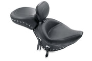 MUSTANG Wide Studded Seat - Driver's Backrest - Harley-Davidson 2000-2006 - Softail 79120 - PartsOutlet.com.au
