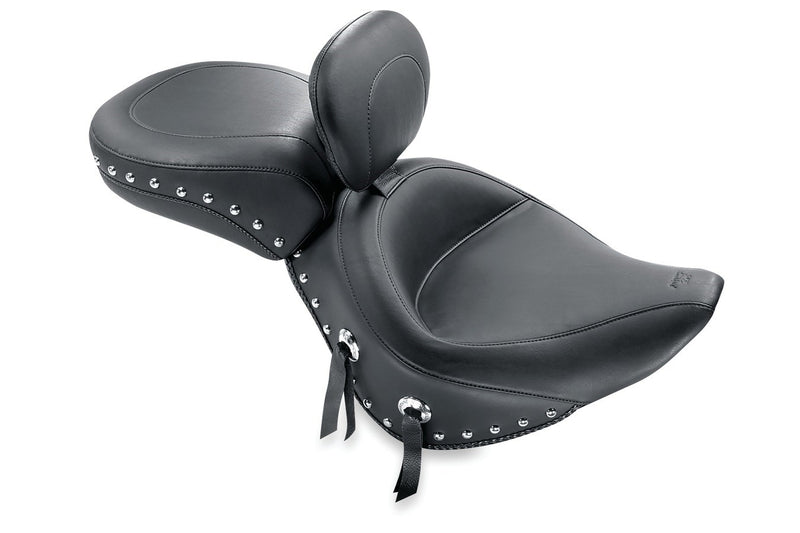 MUSTANG Wide Studded Seat - Driver's Backrest - Harley-Davidson 2000-2006 - Softail 79120 - PartsOutlet.com.au