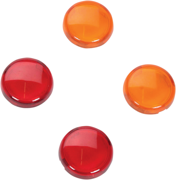 DRAG SPECIALTIES Mini-Duece Lens Kit - Amber/Red 20-6390-A/R - PartsOutlet.com.au