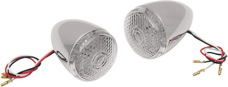 DRAG SPECIALTIES Turn Signal Kit - Clear/Red - Rear 20-6578CRLED - PartsOutlet.com.au