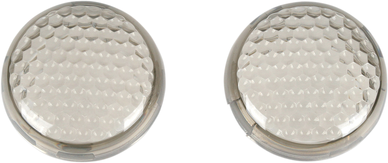 DRAG SPECIALTIES Replacement Lens - Smoke - Honeycomb 20-6578-SL - PartsOutlet.com.au