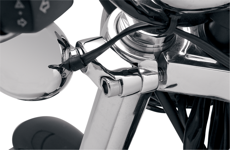 DRAG SPECIALTIES Turn Signal Mount Kit - 39/49 mm - Harley-Davidson 1987-2007 - Chrome 20-0367ADS - PartsOutlet.com.au