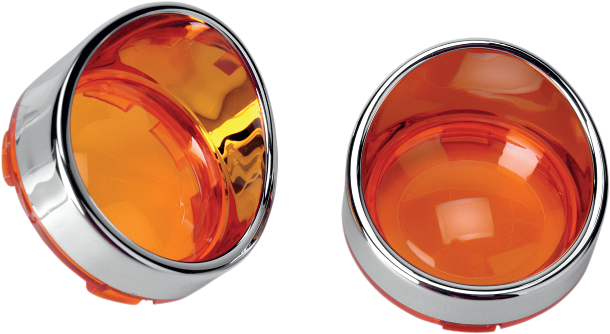 DRAG SPECIALTIES Visor-Style Bezel/Lenses - Amber L22-6828A