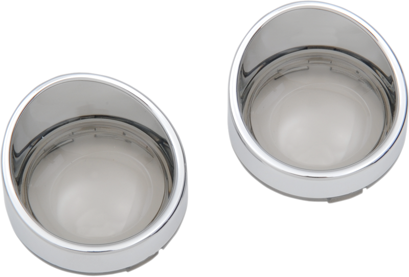 DRAG SPECIALTIES Visor-Style Bezel/Lenses - Smoke L22-6828M - PartsOutlet.com.au